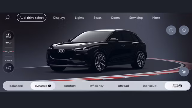 Bilde som viser Audi drive select assistent