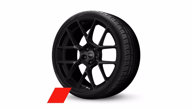 Bilde som viser 21"  Felger i 6-dobbelteikers design, sort metallic