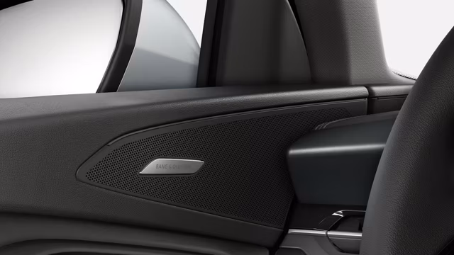 Bilde som viser MMI experience Plus med Bang &amp; Olufsen Premium lydsystem