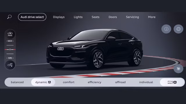 Bilde som viser Audi drive select assistent
